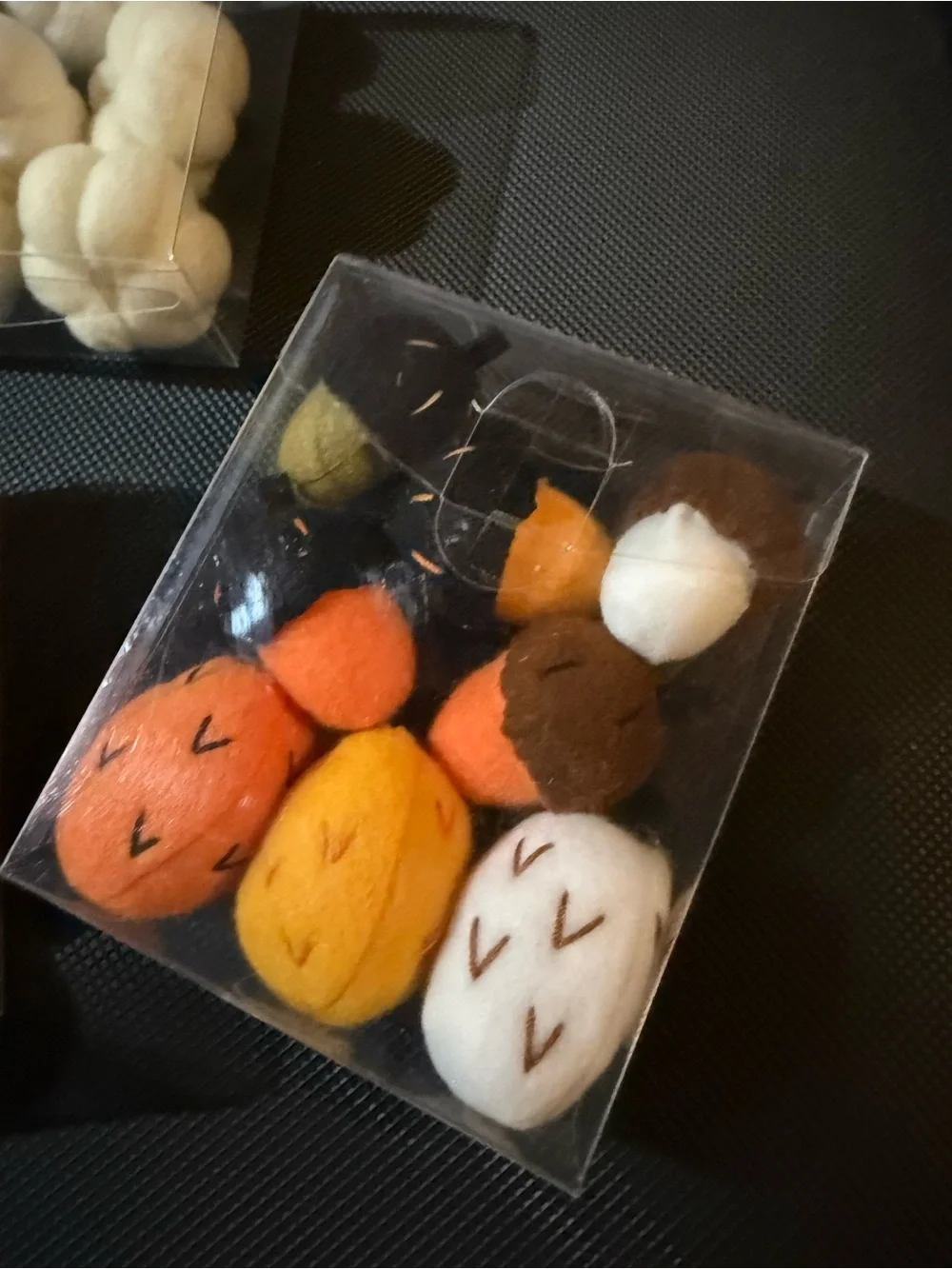NEW Hobby Lobby Fall Felt Fillers Set (3 Packs) Pumpkin & Acorn Bowl Filler